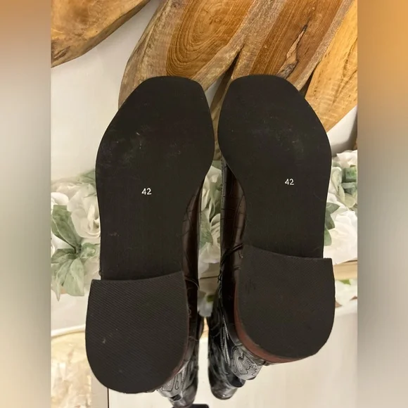 Cowboys Boots Men’s Polyurethane Size 42 - Picture 5 of 6